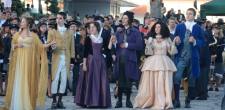 Animação de rua - Cavalaria da GNR na Praça 5 de Outubro