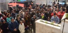 Foram muitos os moradores que assistiram à inauguração do Chafariz de Tires