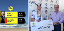 Camilla Kemp,vencedora do Cascais Huawei Pro, etapa final da Liga Moche 2016