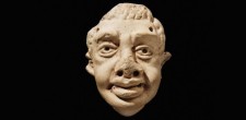Máscara romana em terracota da villa romana do Alto do Cidreira - Nº inv. CID.459
