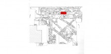 Planta da escavação do pátio com implantação da sepultura 8
