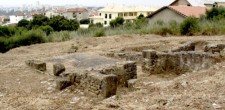 Aspeto das ruínas da casa senhorial da villa romana do Alto do Cidreira