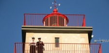 Olga Marques e Maria Goretti Oliveira no Farol de Santa Marta, Cascais 