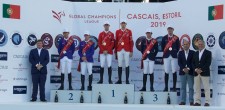 Pódio 2ª classificativa do Longines Global Champions League