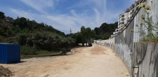 Construção do parque de estacionamento da Ribeira das Vinhas