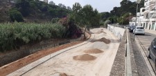 Construção do parque de estacionamento da Ribeira das Vinhas Construção do parque de estacionamento da Ribeira das Vinhas