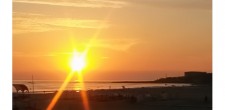 Sunset surf...
