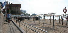 Rampa de acesso à praia