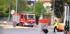 Simulacro de incidente no posto de abastecimento de combustiveis no Estoril, no dia 19 de abril 2012. Simulacro de incidente no posto de abastecimento de combustiveis no Estoril, no dia 19 de abril 2012.